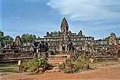 Bakong temple - the five tiered pyramid of the main temple.